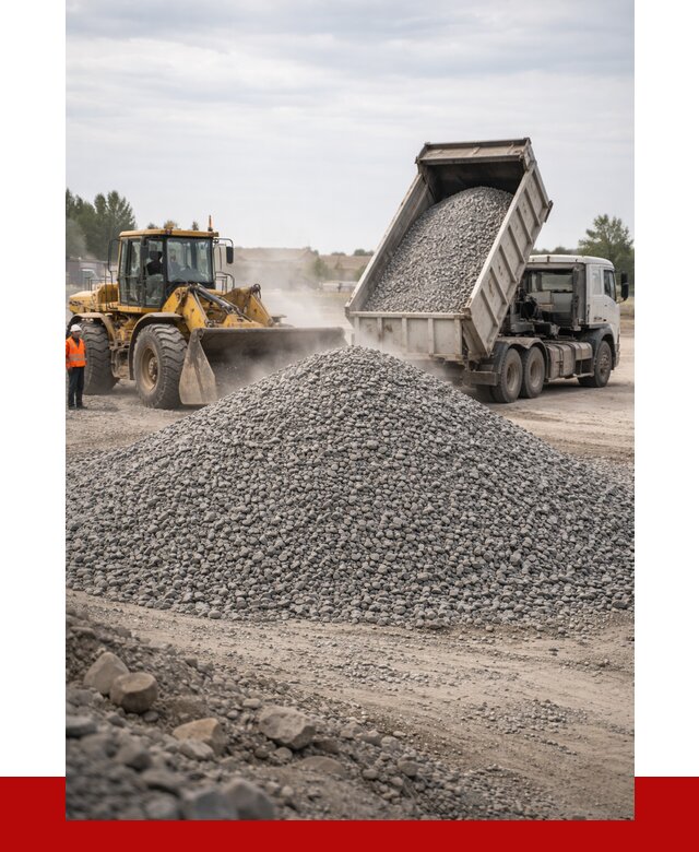 Купить щебень с доставкой в Апшеронске от 2562 руб. | ПРОНЕРУДПшр