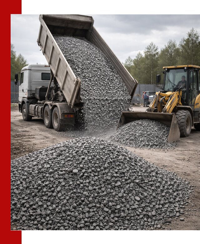 Доставка и продажа щебня гранитного в Апшеронске