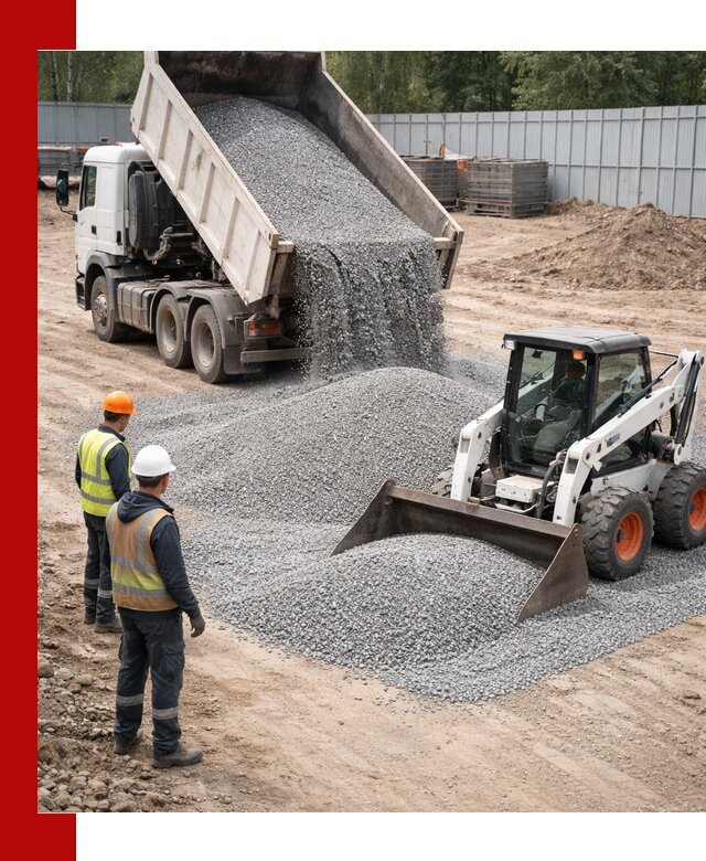 Доставка и продажа гранитного щебня фракции 0-5 в Апшеронске