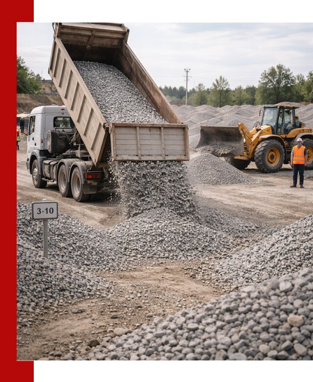 Гранитный щебень фракции 3–10: доставка и продажа в Апшеронске