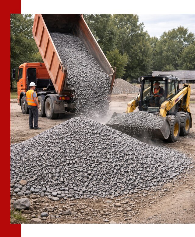 Купить гранитный щебень фракции 5–10 в Апшеронске с доставкой