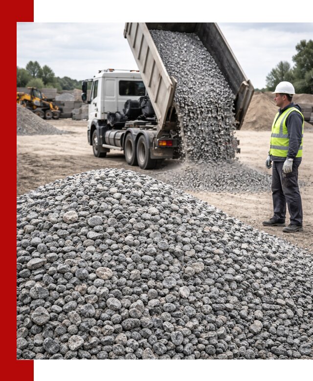 Доставка и продажа гранитного щебня фракции 5-20 в Апшеронске