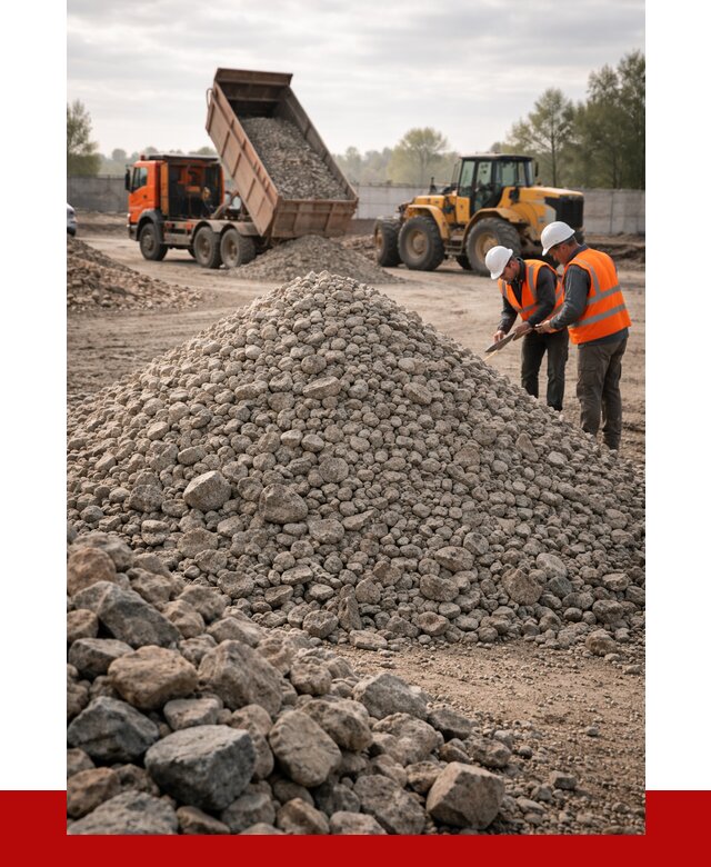 Гранитный щебень фракция 40-70 в Апшеронске от 2562 руб ПРОНЕРУДПшр