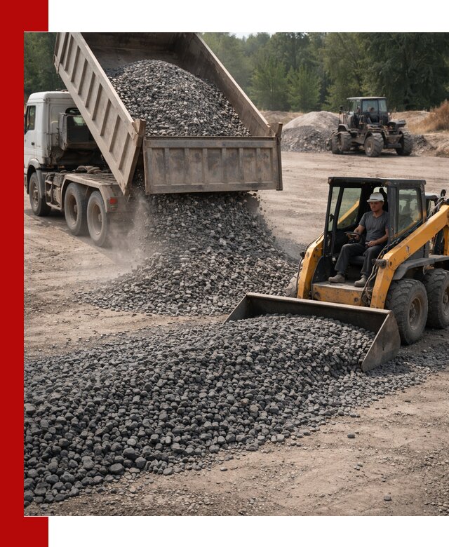 Гранитный щебень фракция 40-70 с доставкой в Апшеронске