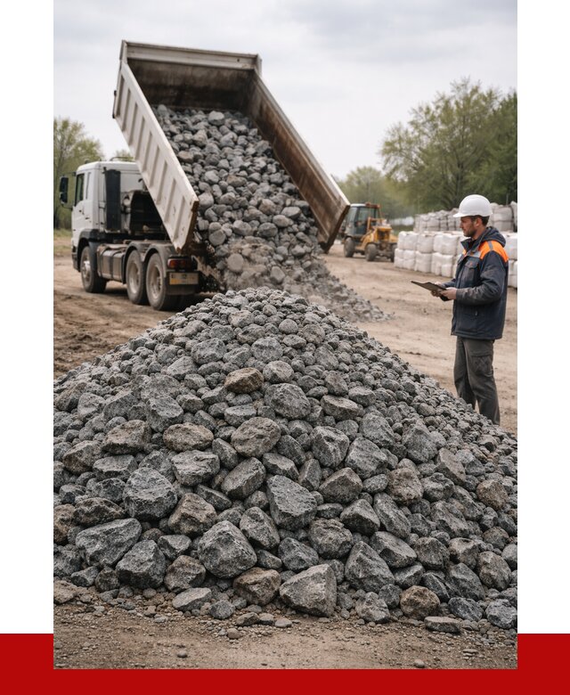 Гранитный щебень фракция 100-200 в Апшеронске от 4304 р. ПРОНЕРУДПшр