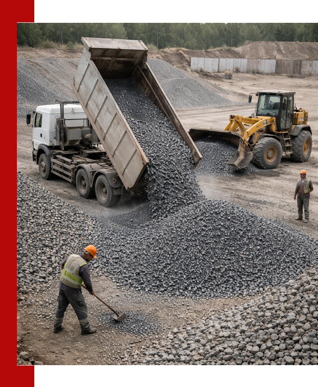 Щебень габбро-диабаз фр. 5-20 с доставкой в Апшеронске