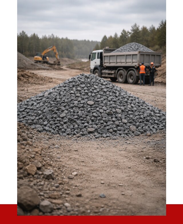 Щебень габбро диабаз фракция 40-70 в Апшеронске от 2255 р-ПРОНЕРУДПшр