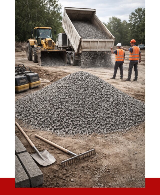 Гравийный щебень купить в Апшеронске от 2255 р. ПРОНЕРУДПшр