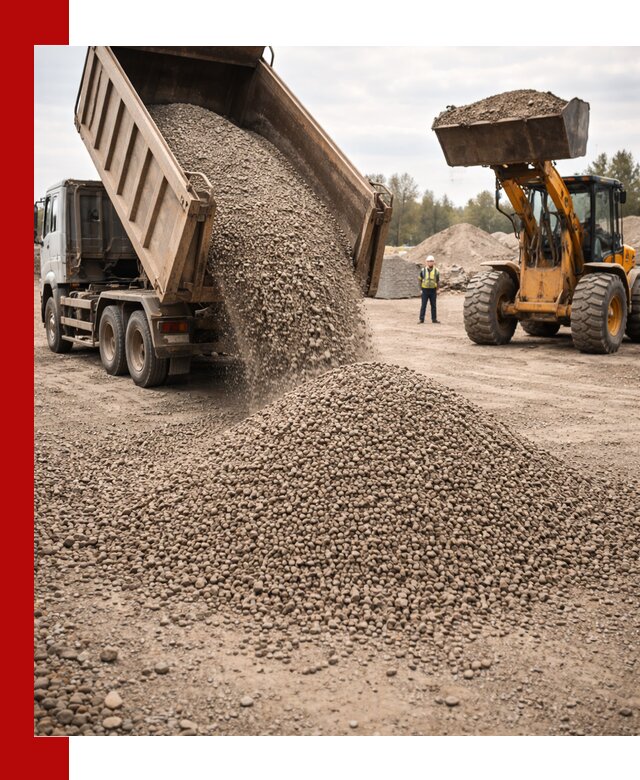 Гравийный щебень фракция 3–10 с доставкой в Апшеронске