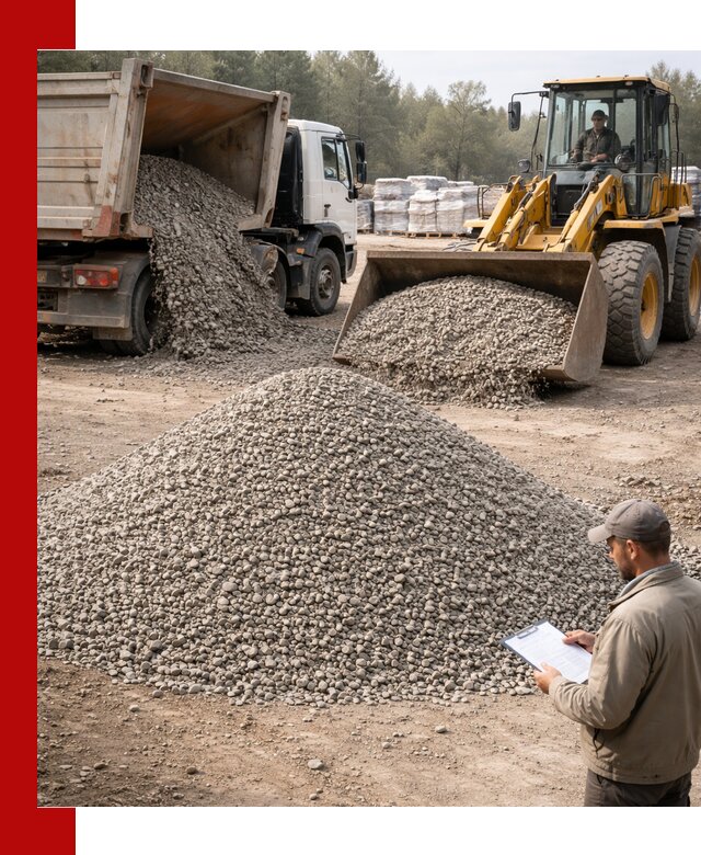 Гравийный щебень фракция 5–10 с доставкой в Апшеронске