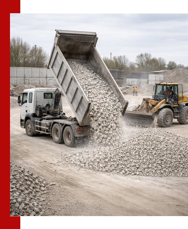 Доставка и продажа известнякового щебня в Апшеронске