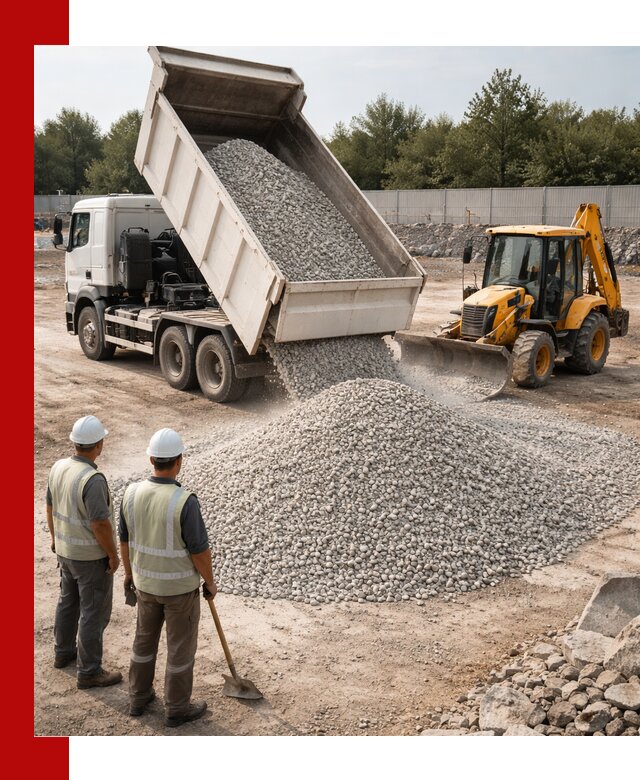 Купить известняковый щебень фракции 5–10 мм с доставкой в Апшеронске