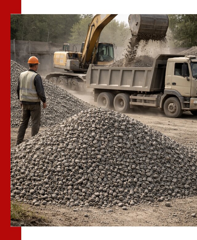 Шлаковый щебень фракция 5-20 с доставкой в Апшеронске