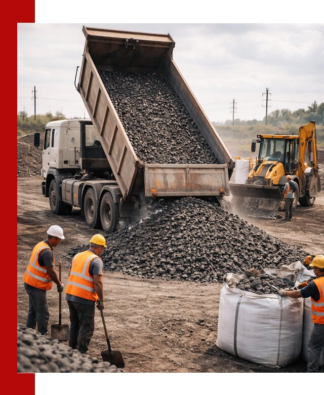 Шлаковый щебень фракция 40-70 с доставкой в Апшеронске