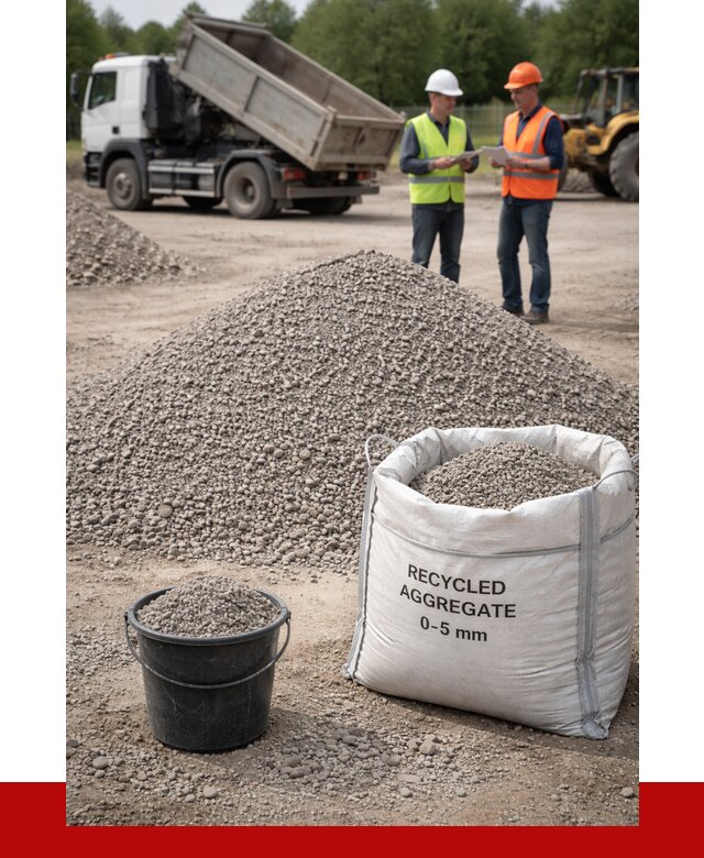 Вторичный щебень фракция 0-5 в Апшеронске от 1640 р. ПРОНЕРУДПшр