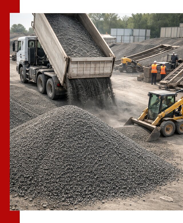 Вторичный щебень фракция 0–5 с доставкой в Апшеронске