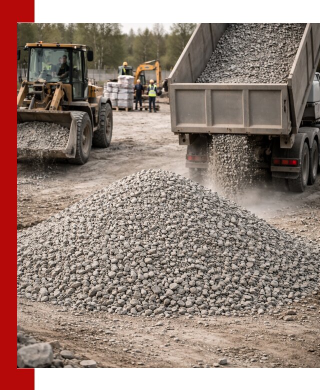Вторичный щебень фракции 5-20 в Апшеронске — доставка и продажа крупнотоннажно