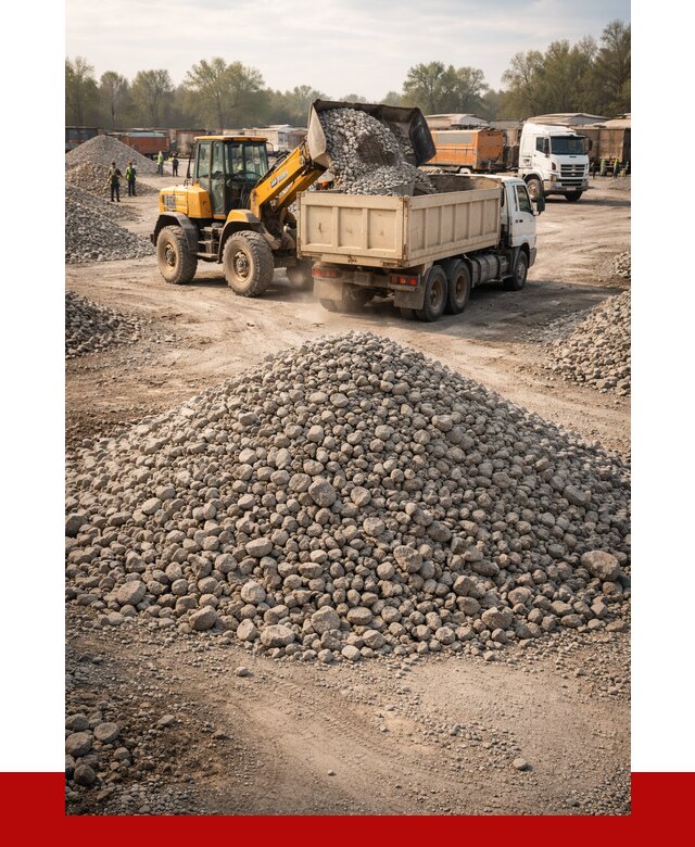 Вторичный щебень фракция 40-70 в Апшеронске от 1783 р, ПРОНЕРУДПшр