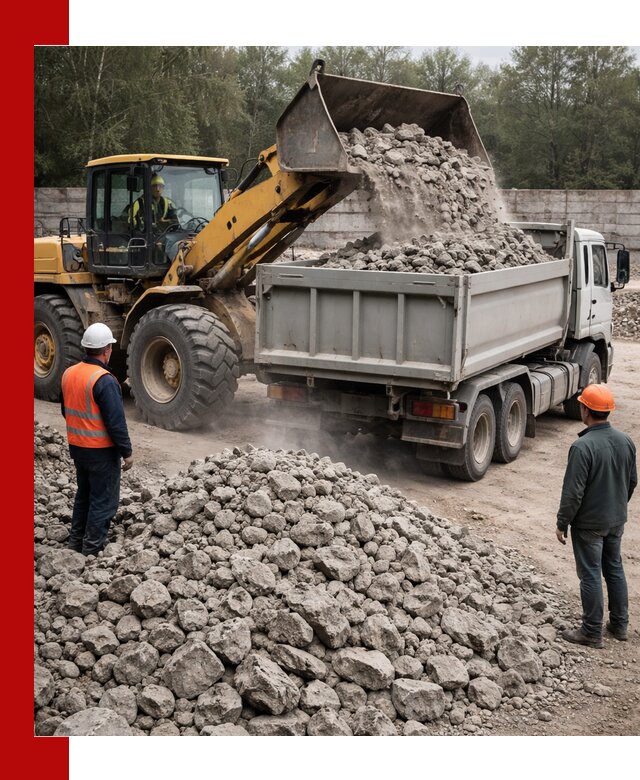 Вторичный щебень фракция 70–150 в Апшеронске с доставкой