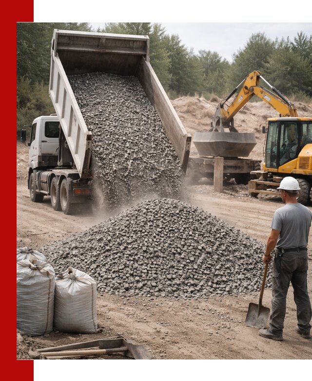 Доставка и продажа бетонного щебня в Апшеронске