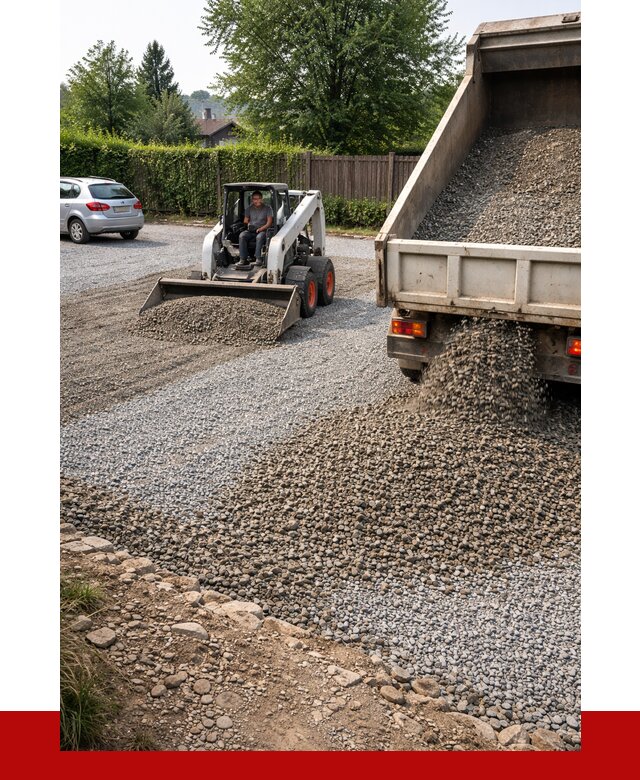 Щебень для парковки в Апшеронске с доставкой от 1230 р.| ПРОНЕРУДПшр