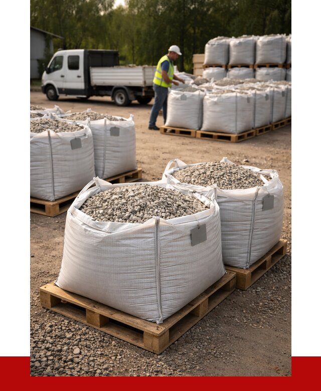 Щебень в мешках с доставкой в Апшеронске от 4304 р. | ПРОНЕРУДПшр