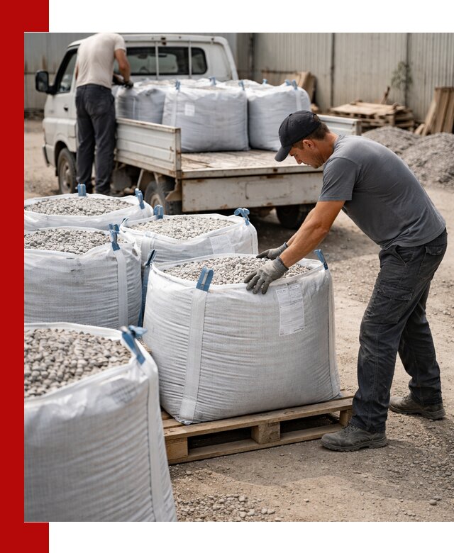 Доставка щебня в мешках по выгодным ценам в Апшеронске