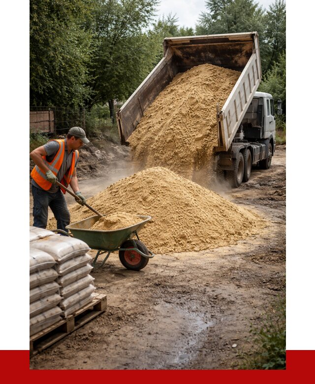 Купить песок с доставкой в Апшеронске от 1845 р. | ПРОНЕРУДПшр
