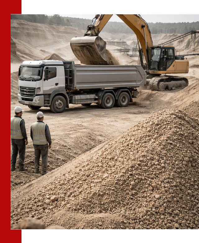 Карьерный крупнозернистый песок с доставкой в Апшеронске