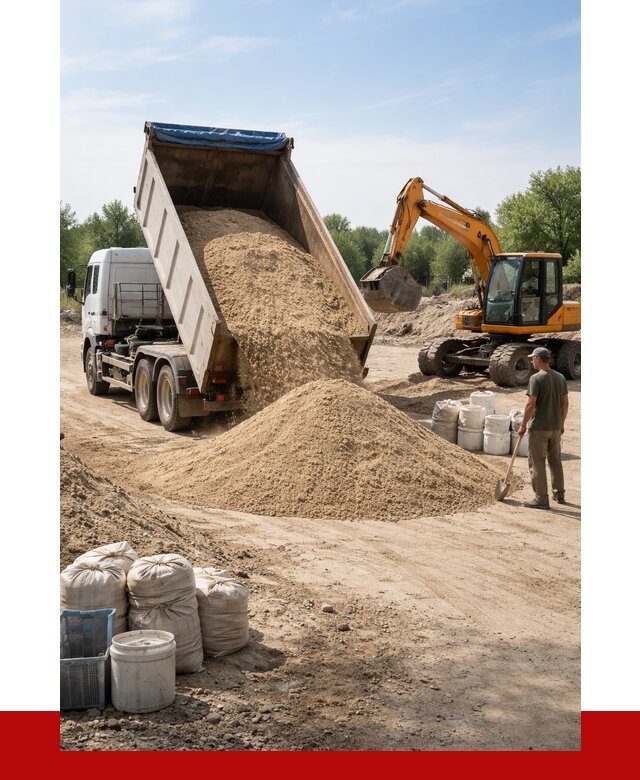 Купить речной песок в Апшеронске от 1230 р. за куб | ПРОНЕРУДПшр