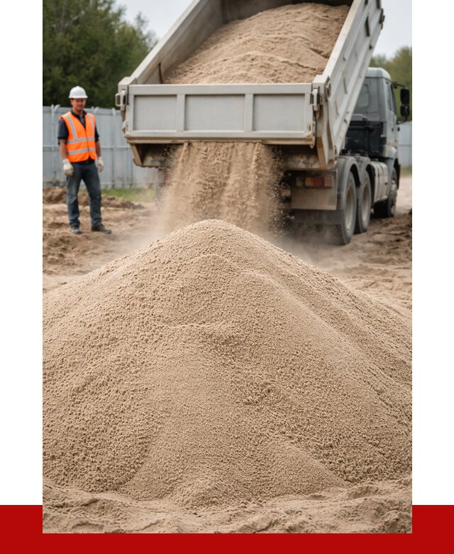 Купить сеяный песок с доставкой в Апшеронске от 2255 р ПРОНЕРУДПшр