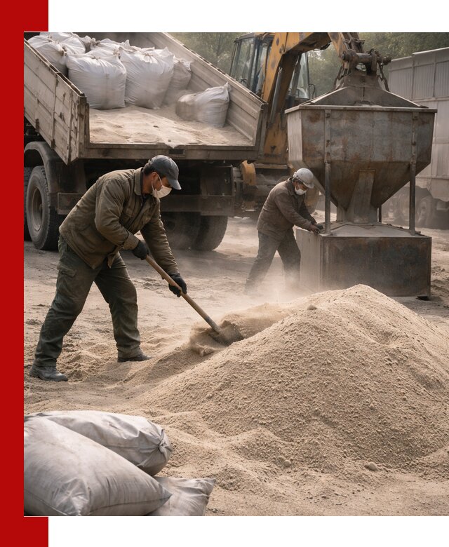 Кварцевый песок для пескоструя в Апшеронске — доставка и качество