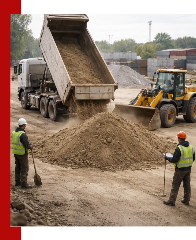 Доставка и продажа пескогрунта оптом и в розницу в Апшеронске