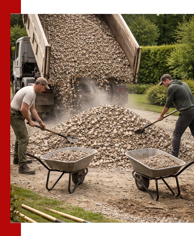 Доставка и продажа декоративной гальки в Апшеронске