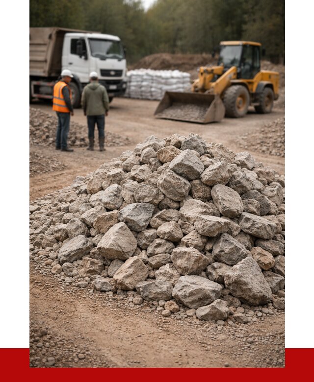 Купить бутовый камень с доставкой в Апшеронске от 2357 р. | ПРОНЕРУДПшр