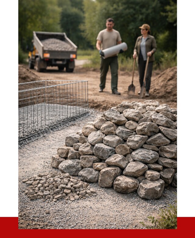 Камень для габионов фракция 100-200 в Апшеронске от 4919 р. | ПРОНЕРУДПшр