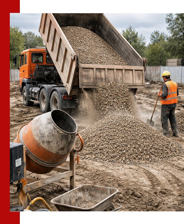 Опгс для бетона с доставкой самосвалом в Апшеронске от производителя