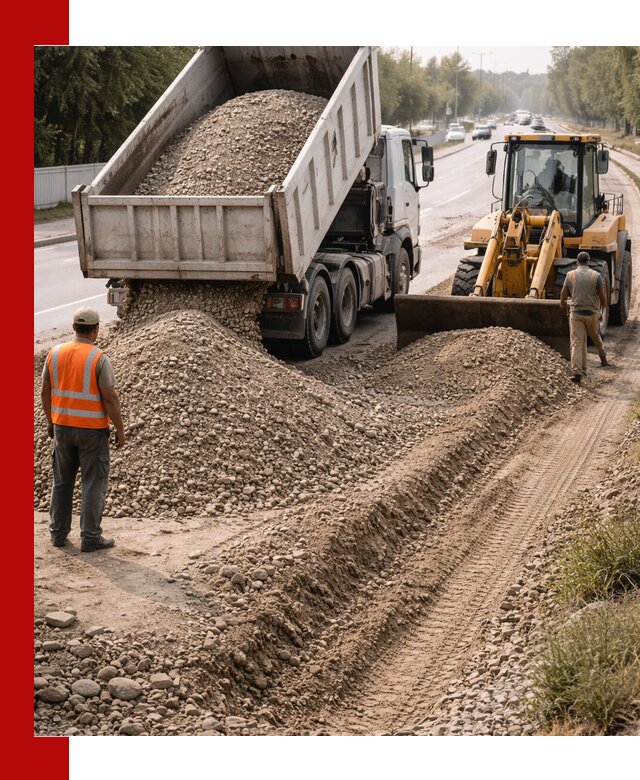 Опгс для устройства дорог и подсыпки в Апшеронске