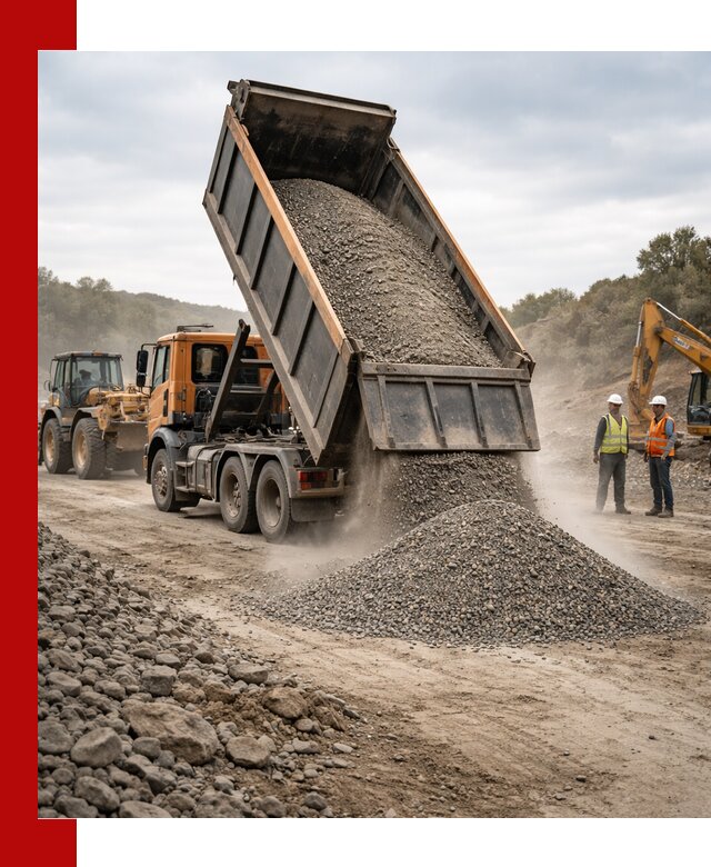 Щебёночно-песчаная смесь ЩПС С1 с доставкой в Апшеронске