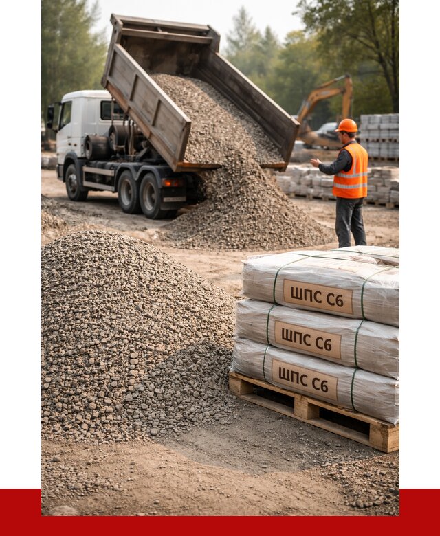 ЩПС С6 в Апшеронске с доставкой от 2255 р. за куб | ПРОНЕРУДПшр