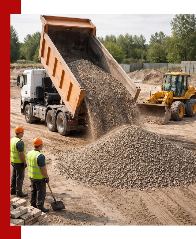 Доставка щебёночно-песчаной смеси ЩПС С7 в Апшеронске