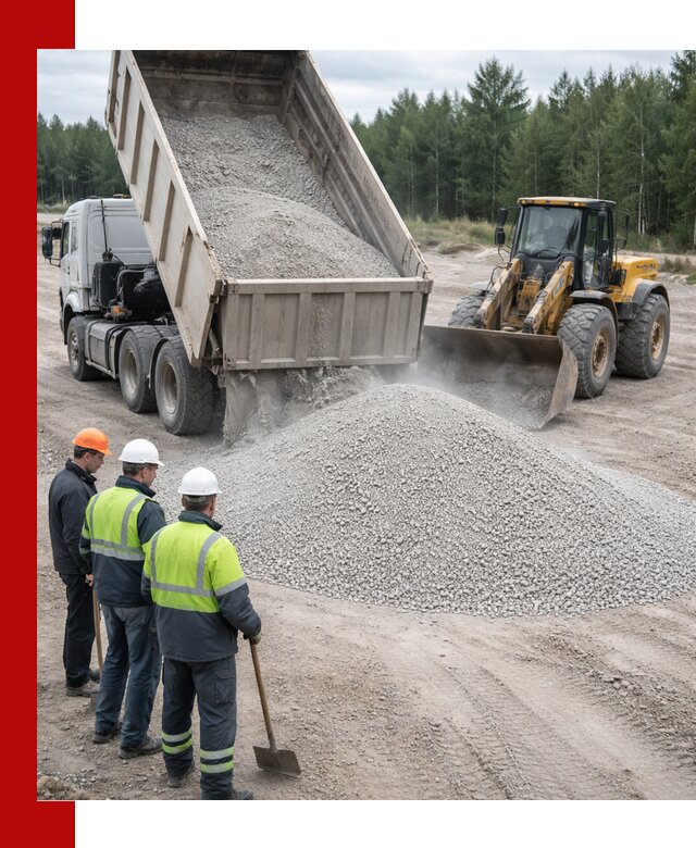 Известняковый отсев 0-5 доставка в Апшеронске быстро и выгодно