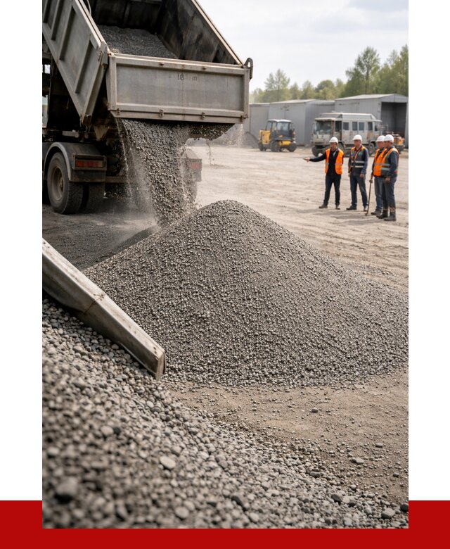 Гравийный отсев 0-5 в Апшеронске от 1230 р. с доставкой | ПРОНЕРУДПшр