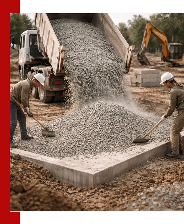 Доставка и продажа отсева для бетона в Апшеронске