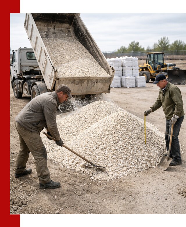 Мраморная крошка с доставкой и разгрузкой в Апшеронске