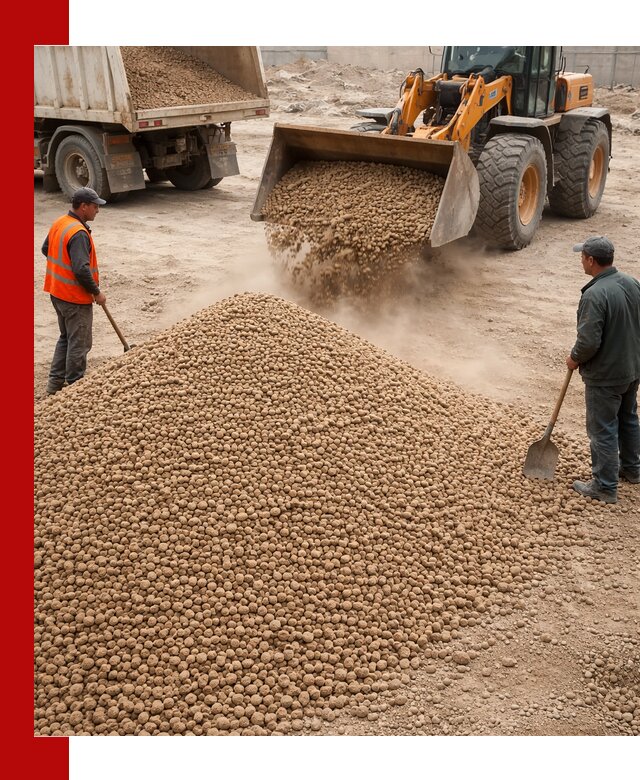 Керамзит фракция 10-20 с доставкой в Апшеронске