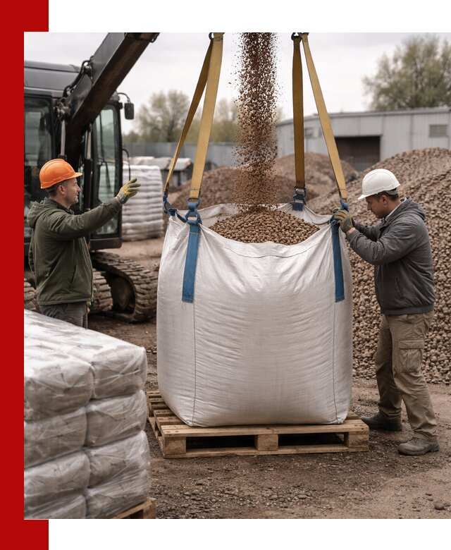 Керамзит в биг-бегах с доставкой в Апшеронске