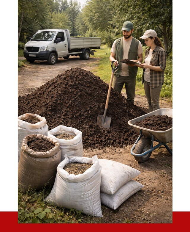 Купить грунт с доставкой в Апшеронске от 4612 р. за м3 | ПРОНЕРУДПшр