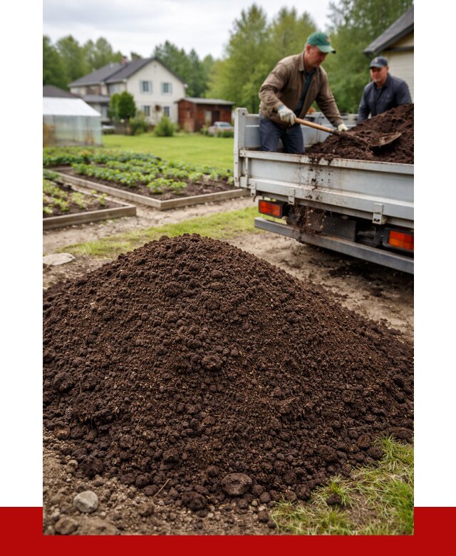 Плодородный грунт в Апшеронске с доставкой от 4304 р. | ПРОНЕРУДПшр