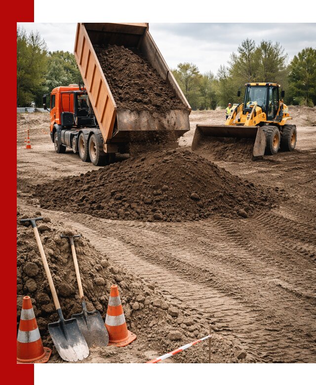Поставка и доставка планировочного грунта в Апшеронске